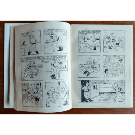 Tintin T.01 / Hergé / Tintin in het land van de Sovjets / C - N&B + Bezoekkaart Hergé - EO - (1930)