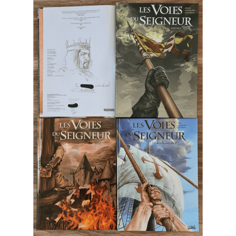 The Ways of the Lord T.01 to T.04 / Calderon dedication / 4x C / Complete series / EO / (2009/2016) The Ways of the Lord T.01 to T.04 / Calderon dedication / 4x C / Complete series / EO / (2009/2016)
