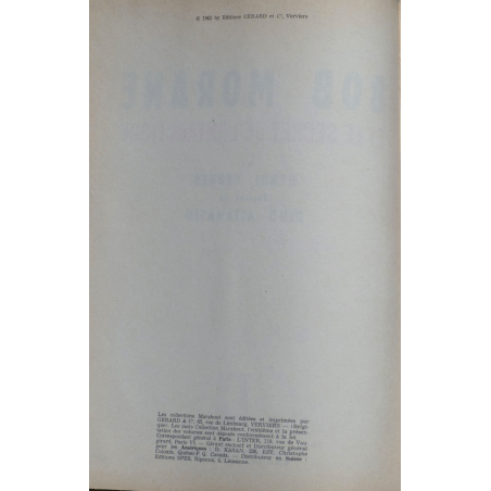 Bob Morane y el secreto del antártico / EO El secreto del antártico, EO 1962 (TTBE) Este Bob Morane es muy hermoso con c