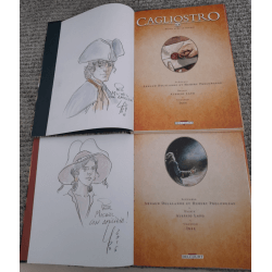 Cagliostro T.01 + T.02 / 2x color dedication Lapo / 2x C - EO - (2013/2016)