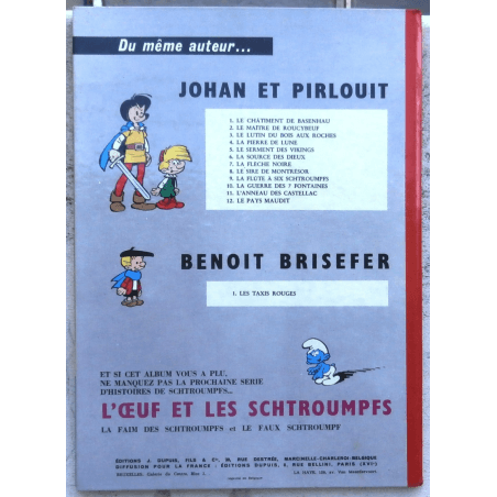 The Smurfs T.01 / Black Smurfs / Peyo / C / 2nd edition - (1965)