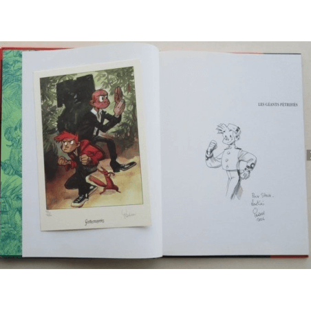  An Adventure of Spirou and Fantasio by... T.01 / ex-libris / 1x dedication Yoann / 2x C - EO - (2006)