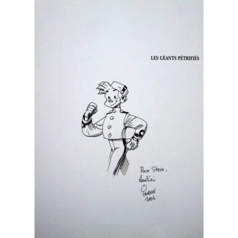  An Adventure of Spirou and Fantasio by... T.01 / ex-libris / 1x dedication Yoann / 2x C - EO - (2006)