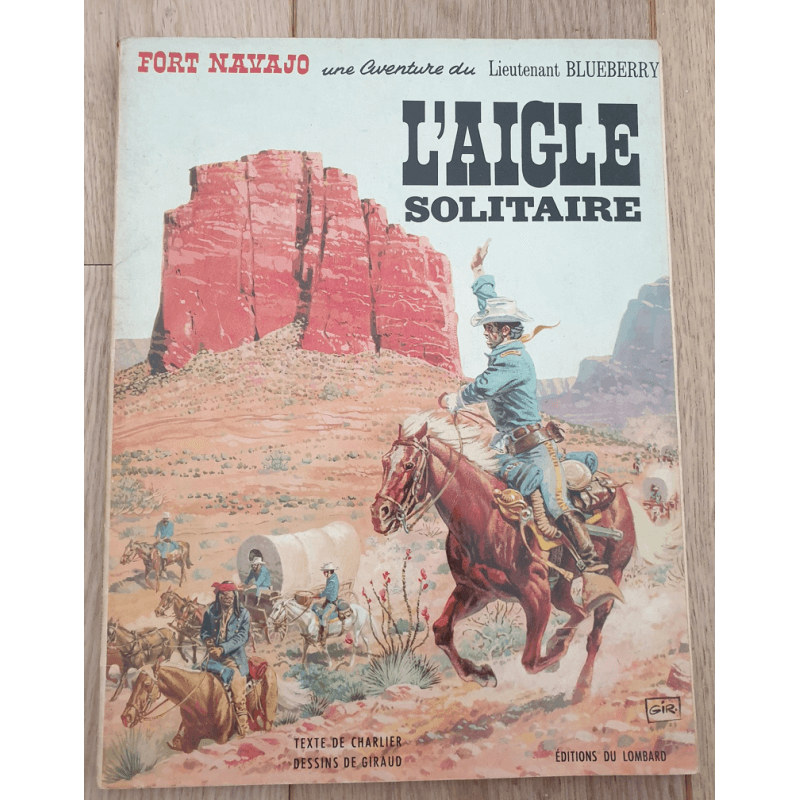  Blueberry T.03 / Air - Jean Giraud / L'Aigle Solitaire + handwritten dedication - B by Dargaud / EO française - (1967)