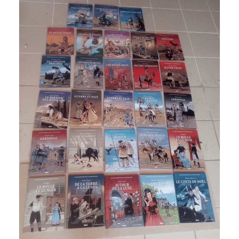  The Incontourables of Literature in comics / 30 Albums / Complete Series / Cartoon / EO / (2010)