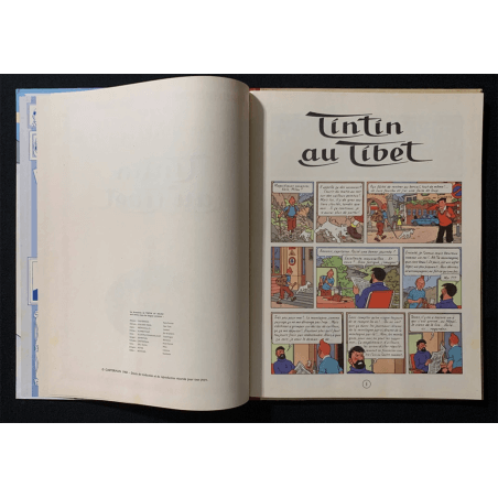  Tintin T.20 / Hergé / Tintin in Tibet (French B29) - C - EO - (1960)