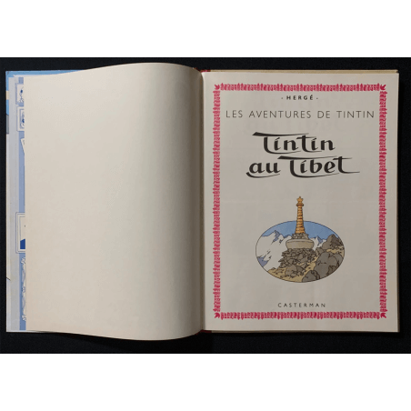  Tintin T.20 / Hergé / Tintin in Tibet (French B29) - C - EO - (1960)
