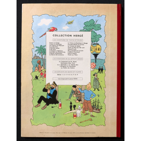  Tintin T.20 / Hergé / Tintin in Tibet (French B29) - C - EO - (1960)