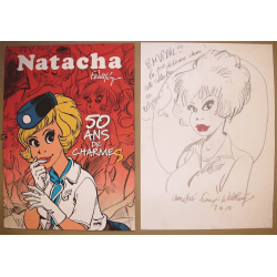  Natacha / 50 years of charm / Original drawing signed Walthery / C / (2018/2020)