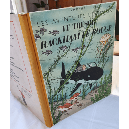  Tintin T.12 / Hergé / De schat van Rackham de Rode (A24) - C - EO - (1945)