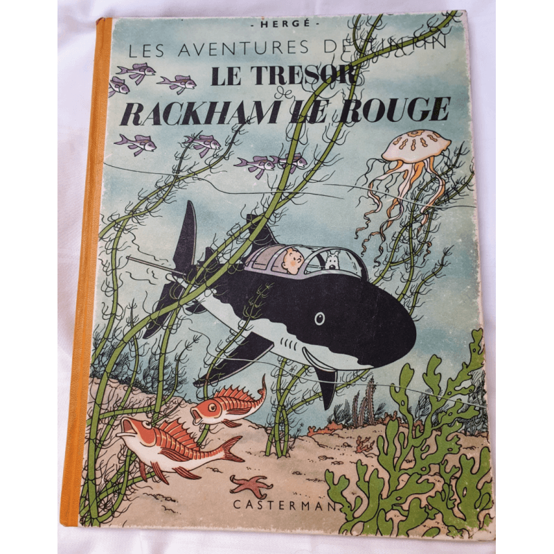 Tintin T.12 / Hergé / De schat van Rackham de Rode (A24) - C - EO - (1945) Tintin T.12 / Hergé / De schat van Rackham de Rode (A24) - C - EO - (1945)