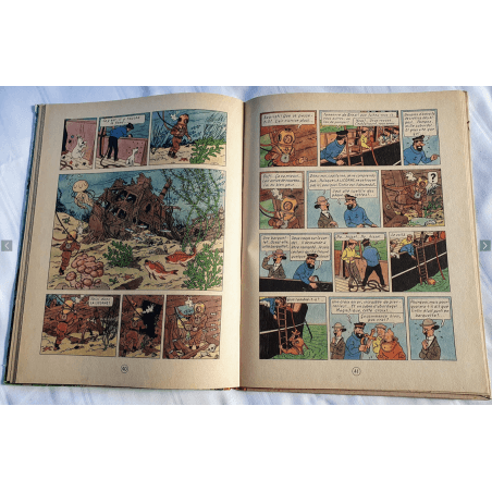  Tintin T.12 / Hergé / De schat van Rackham de Rode (A24) - C - EO - (1945)