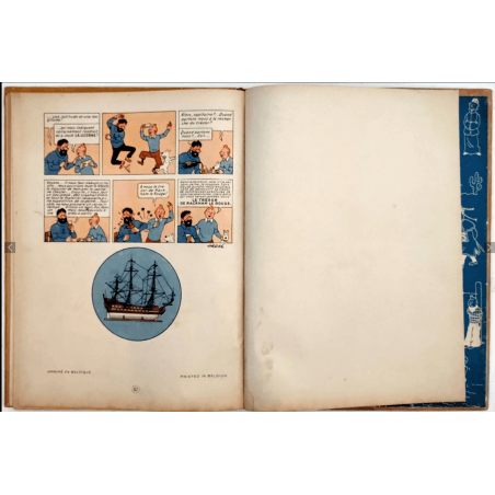  Tintin T.11 / Hergé / The Secret of the Unicorn (A20) / C / EO / (1943)