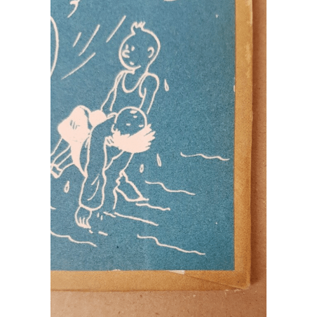 Tintin T.16 / Hergé / Objectif Lune / (B8 België) - C - EO - (1953)