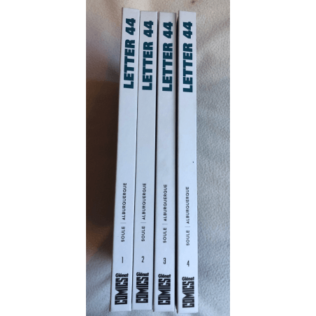Letter 44 T.01 to T.04 / 3x dedications / Original board / 4x C - EO - (2015/2016)