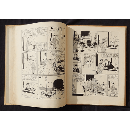  Kuifje Dl. 5 / Hergé / De Blauwe Lotus / Zwart-wit / C / EO / 5 van de tekstkleuren - (1936)