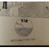  Kuifje Dl. 5 / Hergé / De Blauwe Lotus / Zwart-wit / C / EO / 5 van de tekstkleuren - (1936)
