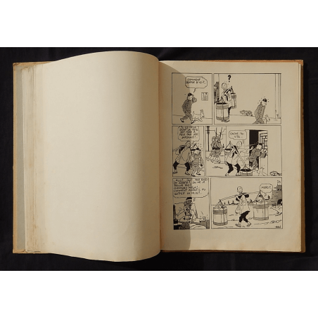  Kuifje Dl. 5 / Hergé / De Blauwe Lotus / Zwart-wit / C / EO / 5 van de tekstkleuren - (1936)