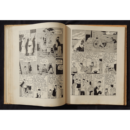  Kuifje Dl. 5 / Hergé / De Blauwe Lotus / Zwart-wit / C / EO / 5 van de tekstkleuren - (1936)