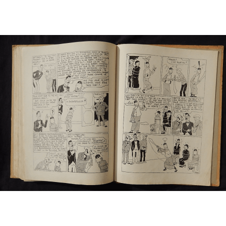  Kuifje Dl. 5 / Hergé / De Blauwe Lotus / Zwart-wit / C / EO / 5 van de tekstkleuren - (1936)
