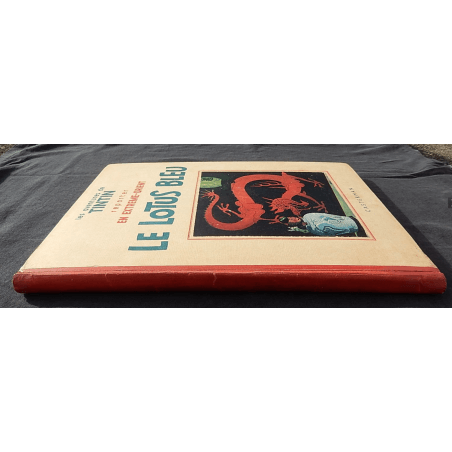  Kuifje Dl. 5 / Hergé / De Blauwe Lotus / Zwart-wit / C / EO / 5 van de tekstkleuren - (1936)