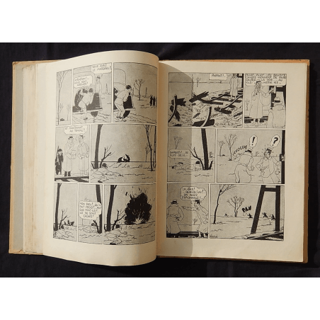  Kuifje Dl. 5 / Hergé / De Blauwe Lotus / Zwart-wit / C / EO / 5 van de tekstkleuren - (1936)