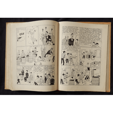  Kuifje Dl. 5 / Hergé / De Blauwe Lotus / Zwart-wit / C / EO / 5 van de tekstkleuren - (1936)