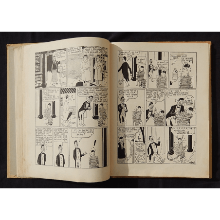  Kuifje Dl. 5 / Hergé / De Blauwe Lotus / Zwart-wit / C / EO / 5 van de tekstkleuren - (1936)