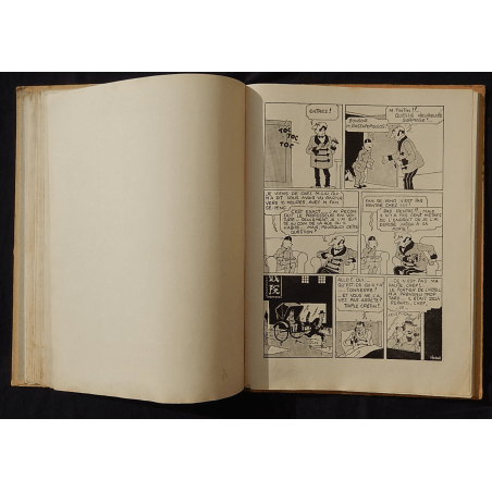 Kuifje Dl. 5 / Hergé / De Blauwe Lotus / Zwart-wit / C / EO / 5 van de tekstkleuren - (1936)