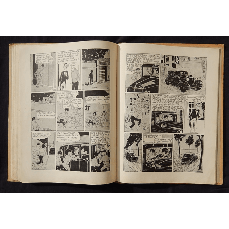  Tintin T.05 / Hergé / Blue Lotus / N&B / C / EO / 5 out of text colours - (1936)