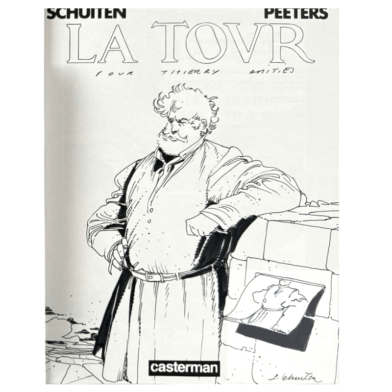 The dark cities / The Tower / Schuiten dedication / EO / 1987
