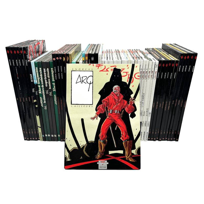  ANDRÉAS - Lot van 59 albums, allemaal in EO behalve 1