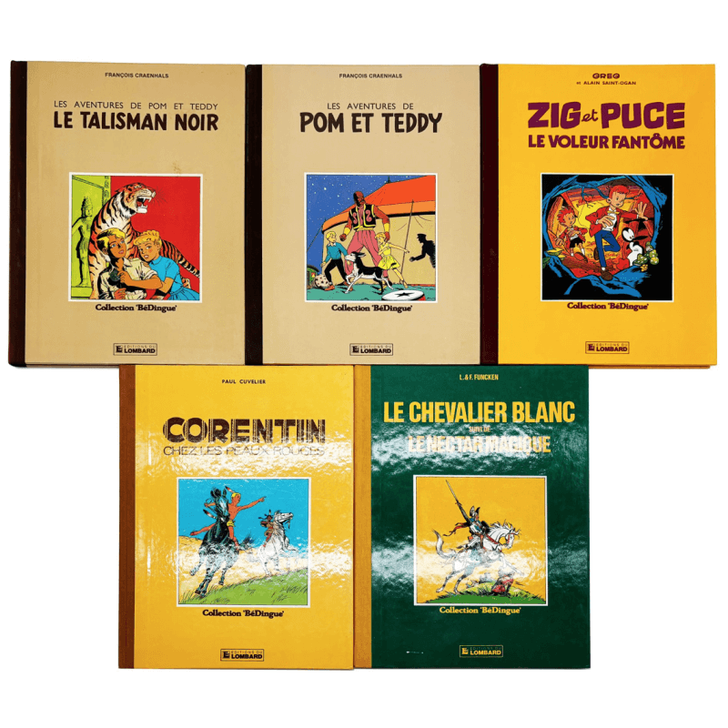 Set of 11 albums from the "BéDingue" Collection Set of 11 albums from the "BéDingue" Collection