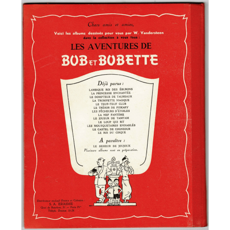 Bob and Bobette T.04 / The Magic Trumpet / Vandersteen / C / 1955
