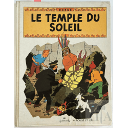 Tintin / Hergé / Pop-hop album T.02 "The Temple of the Sun" EO 1969