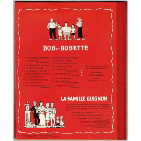  Bob et Bobette T.16 / L'aigrefin d'acier / Vandersteen / C / 1958