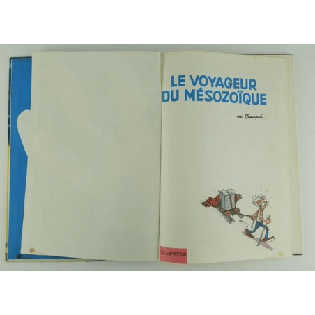 Spirou et Fantassin T.13 / Levoyageur du Mésozoïque / Franquin / EO 1960