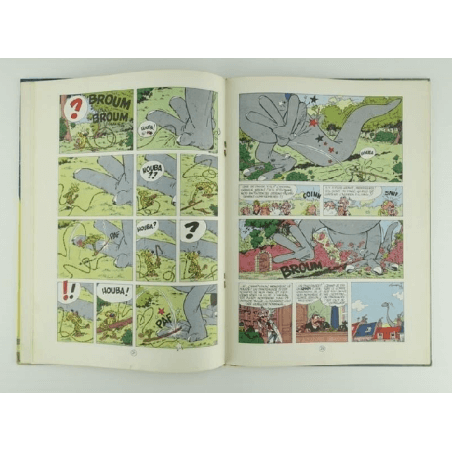 Spirou et Fantassin T.13 / Levoyageur du Mésozoïque / Franquin / EO 1960