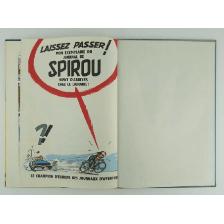 Spirou et Fantassin T.13 / Levoyageur du Mésozoïque / Franquin / EO 1960