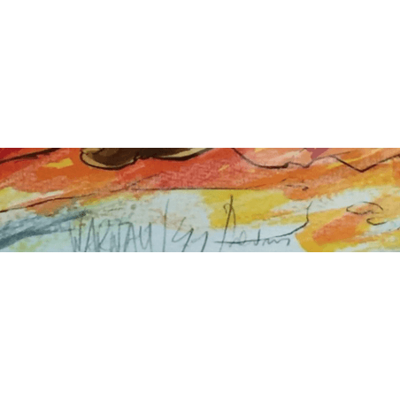 Original Warnauts Eric / Format 45 xm x 30 Cm / Signé