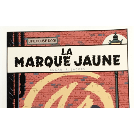 La marque jaune / Jacobs E. P. / Sérigraphie / Signé