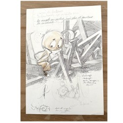 Original Small Pierrot / Alberto Varanda / A4 / Signé