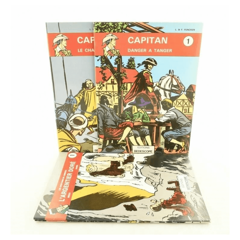 Bédéscope. Lot de 4 vol divers dont 3 en Eo