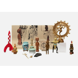 Tintin / Hergé / Coffret musée imaginaire de Tintin 13 figurines / Réf 46530 / Neuf
