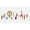 Tintin / Hergé / Coffret musée imaginaire de Tintin 13 figurines / Réf 46530 / Neuf