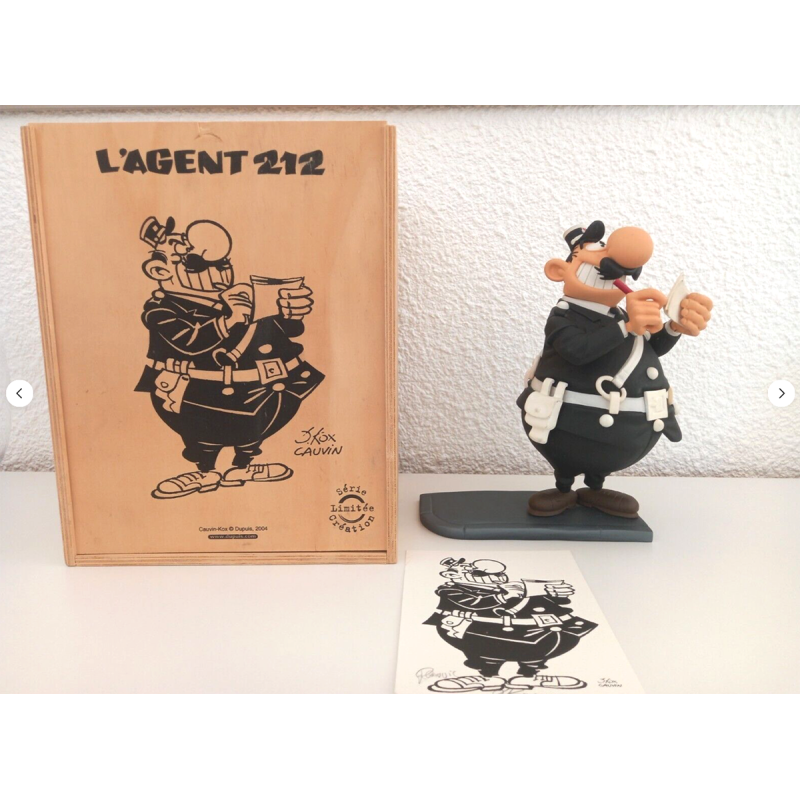 Série Limitée Création - Agent 212 Verbalisant - Figurine Résine 26 cm - HC 9/20